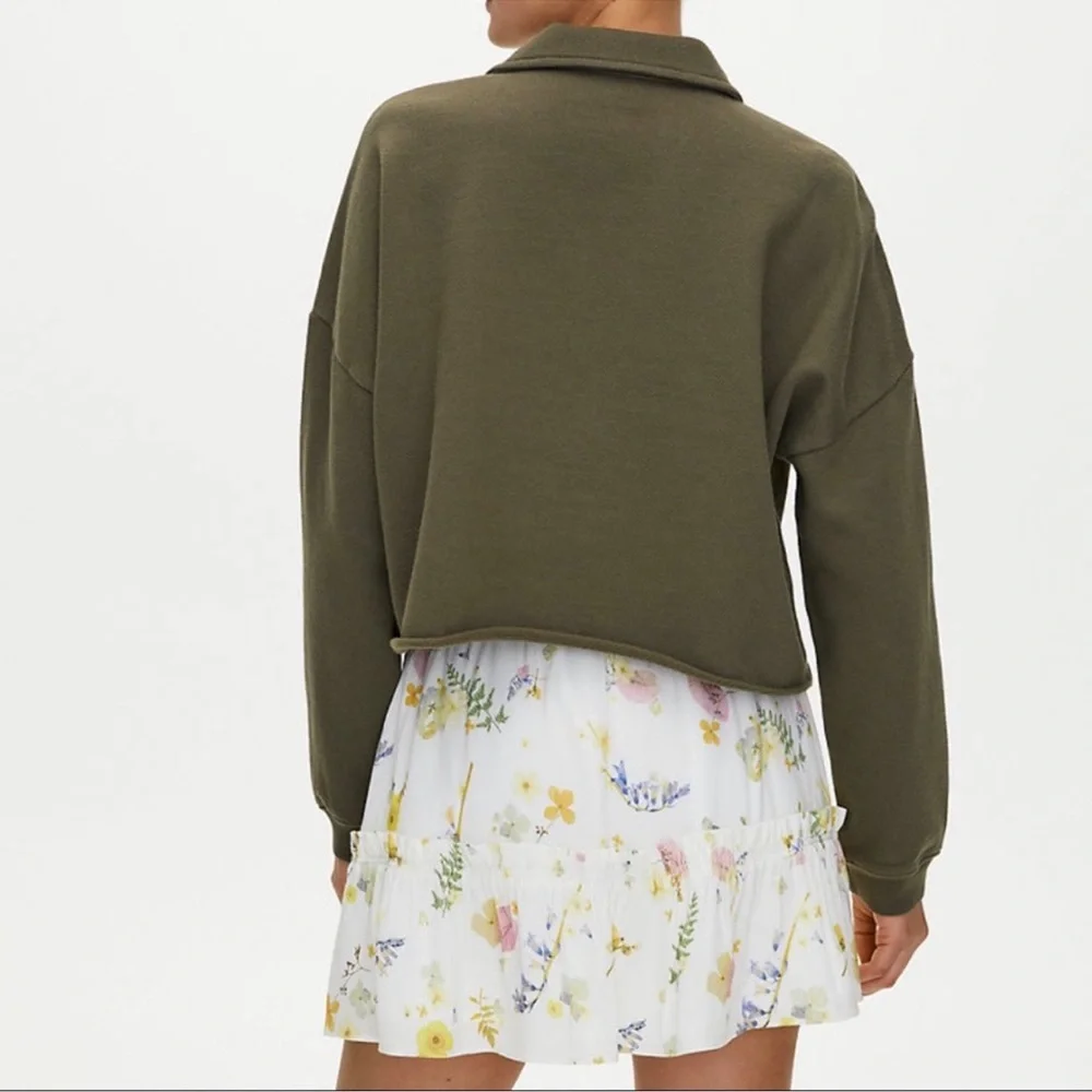 Aritzia Sunday Best Trixie Floral Ruffle Mini Skirt XS - Picture 2 of 6